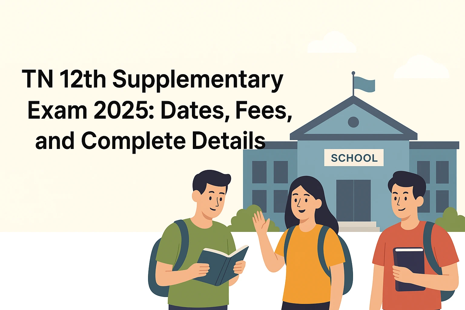 TN 12th Supplementary Exam 2025: Dates, Application & Fees